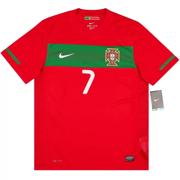 Maillot Portugal Ronaldo 7 2010 Homme Domicile Rétro