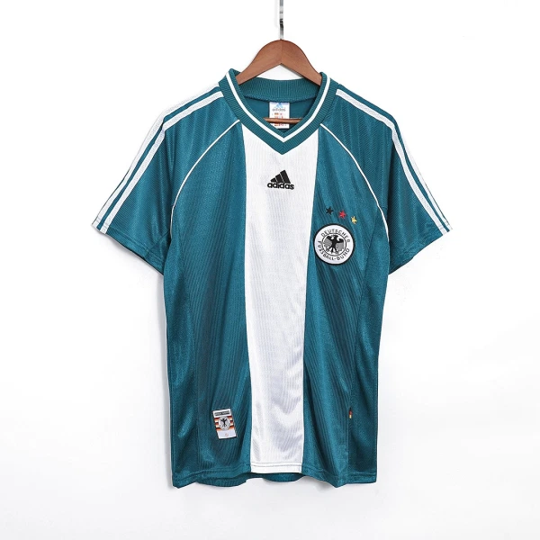 Maillot Allemagne Homme Extérieur Rétro 1998 Maillot Allemagne Homme Extérieur Rétro 1998