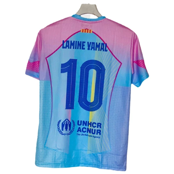 Maillot FC Barcelone Lamine Yamal 10 Homme 2025-26 Bleue Maillot FC Barcelone Lamine Yamal 10 Homme 2025-26 Bleue