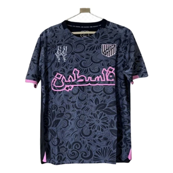 Maillot FC Palestina X Farrah Azam Homme 2025-26 Noire Maillot FC Palestina X Farrah Azam Homme 2025-26 Noire
