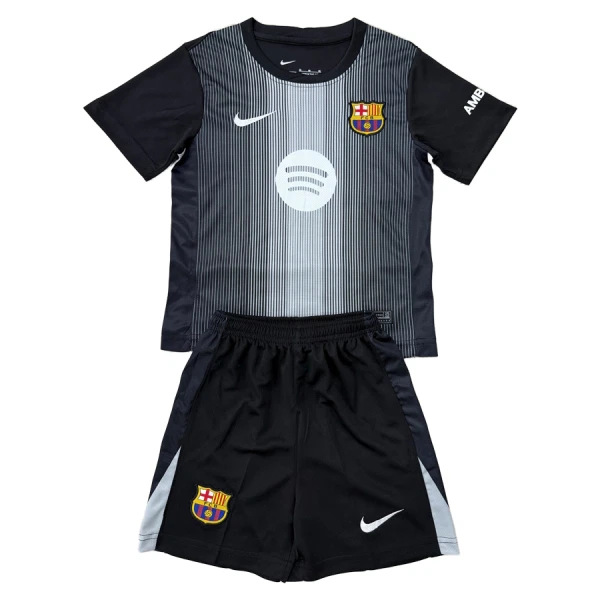 Maillot Gardien FC Barcelone Enfant 2025-26 Noire Maillot Gardien FC Barcelone Enfant 2025-26 Noire