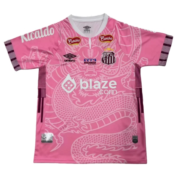 Maillot Santos FC Dragon Homme 2025-26 Rose Maillot Santos FC Dragon Homme 2025-26 Rose