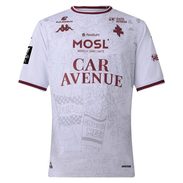 Maillot FC Metz Homme Extérieur 2025-26 Maillot FC Metz Homme Extérieur 2025-26