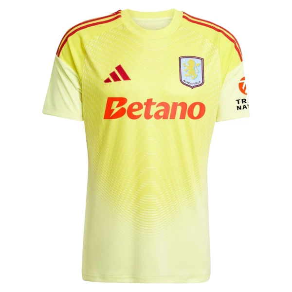 Maillot Gardien Aston Villa Homme 2025-26 Jaune Maillot Gardien Aston Villa Homme 2025-26 Jaune