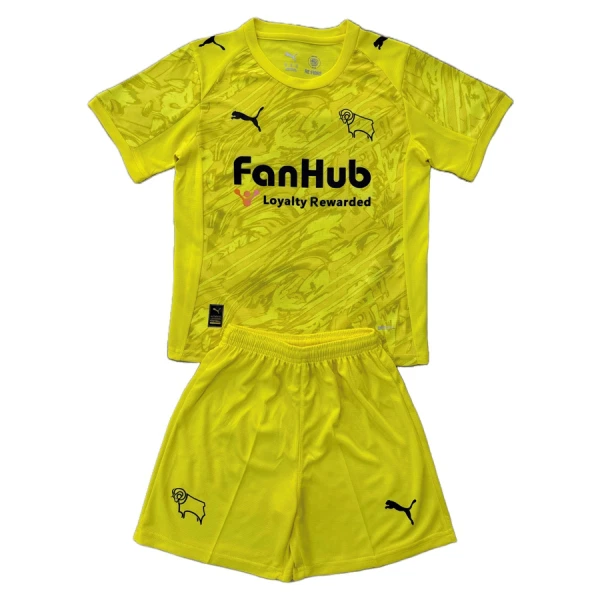Maillot Gardien Derby County Enfant 2025-26 Jaune Maillot Gardien Derby County Enfant 2025-26 Jaune