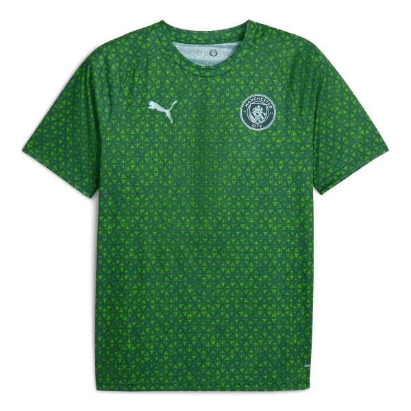 Maillot Manchester City Pre-Match Homme 2025-26 Verte Maillot Manchester City Pre-Match Homme 2025-26 Verte
