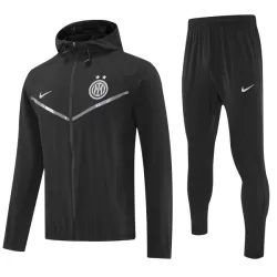 Inter Milan Veste à Capuche Homme 2025-26 Noire Inter Milan Veste à Capuche Homme 2025-26 Noire