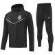 Inter Milan Veste à Capuche Homme 2025-26 Noire Inter Milan Veste à Capuche Homme 2025-26 Noire