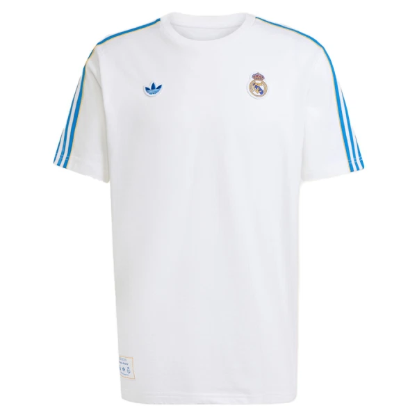 Maillot Real Madrid Terrace Icons Homme 2025-26 Blanche Maillot Real Madrid Terrace Icons Homme 2025-26 Blanche