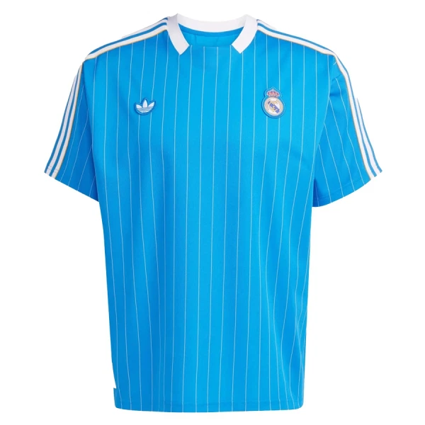 Maillot Real Madrid Terrace Icons Homme 2025-26 Bleue Maillot Real Madrid Terrace Icons Homme 2025-26 Bleue