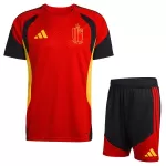 Belgique Maillot d'Entraînement Enfant Coupe du Monde 2026 Rouge