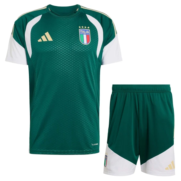 Italie Maillot d'Entraînement Enfant Coupe du Monde 2026 Verte