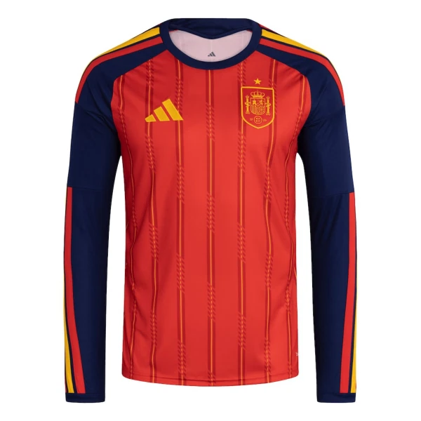 Maillot Manches Longues Espagne Homme Domicile Coupe du Monde 2026 Maillot Manches Longues Espagne Homme Domicile Coupe du Monde 2026
