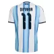 Maillot Argentine Di Maria 11 Homme Domicile Coupe du Monde 2026