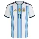 Maillot Argentine Di Maria 11 Homme Domicile Coupe du Monde 2026