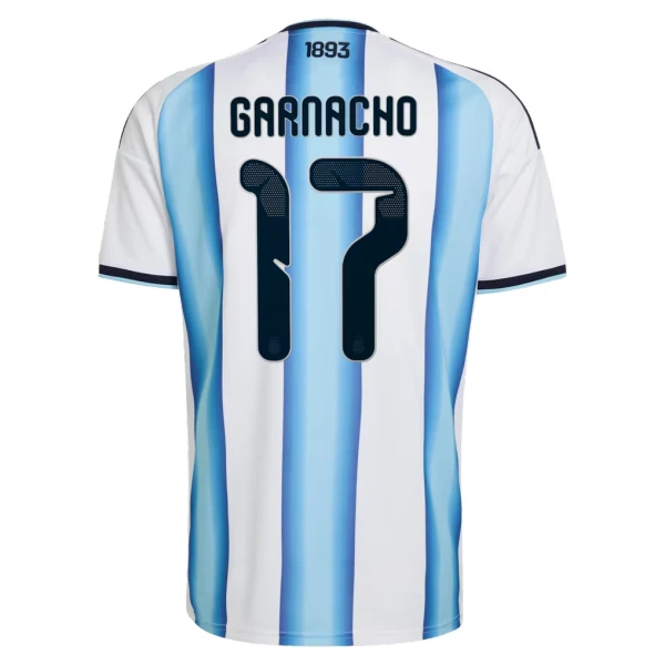 Maillot Argentine Garnacho 17 Homme Domicile Coupe du Monde 2026