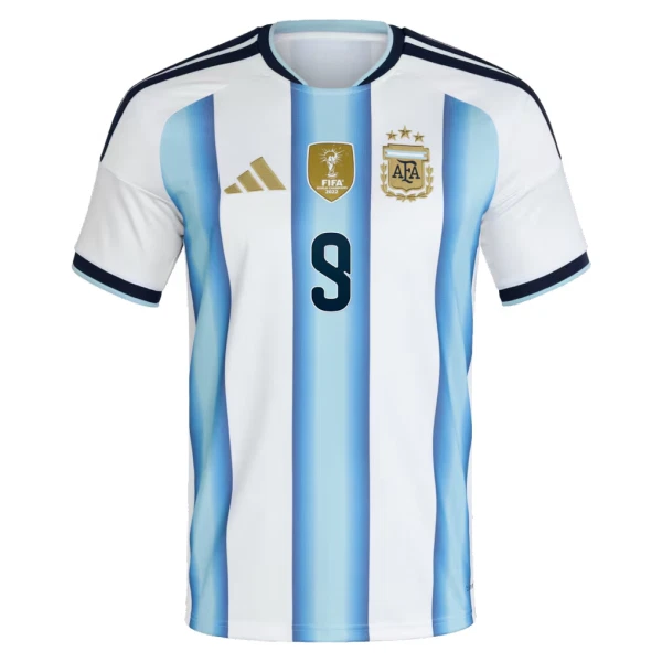 Maillot Argentine J. Alvarez 9 Enfant Domicile Coupe du Monde 2026