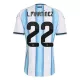 Maillot Argentine Lautaro Martinez 22 Enfant Domicile Coupe du Monde 2026