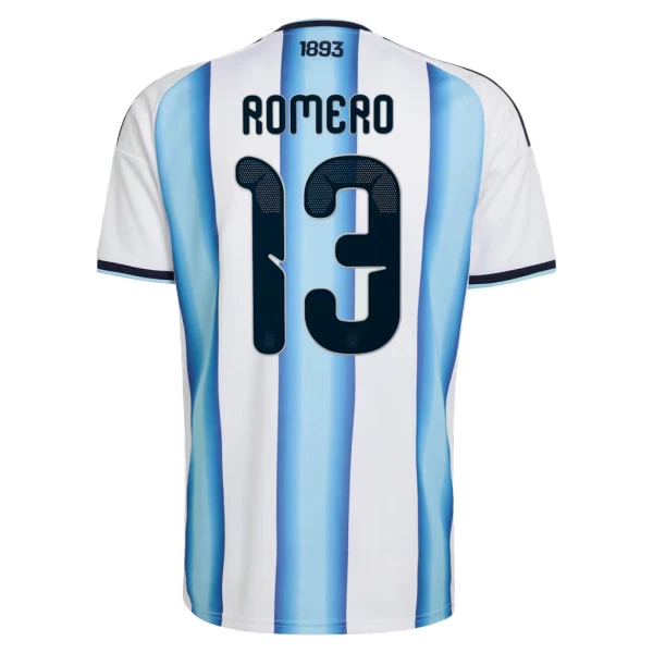 Maillot Argentine Romero 13 Homme Domicile Coupe du Monde 2026