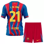 Maillot FC Barcelone Frenkie de Jong 21 Enfant Fourth 2025-26