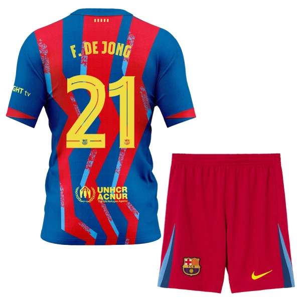 Maillot FC Barcelone Frenkie de Jong 21 Enfant Fourth 2025-26 Maillot FC Barcelone Frenkie de Jong 21 Enfant Fourth 2025-26