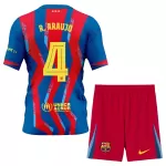 Maillot FC Barcelone R. Araujo 4 Enfant Fourth 2025-26
