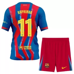 Maillot FC Barcelone Raphinha 11 Enfant Fourth 2025-26