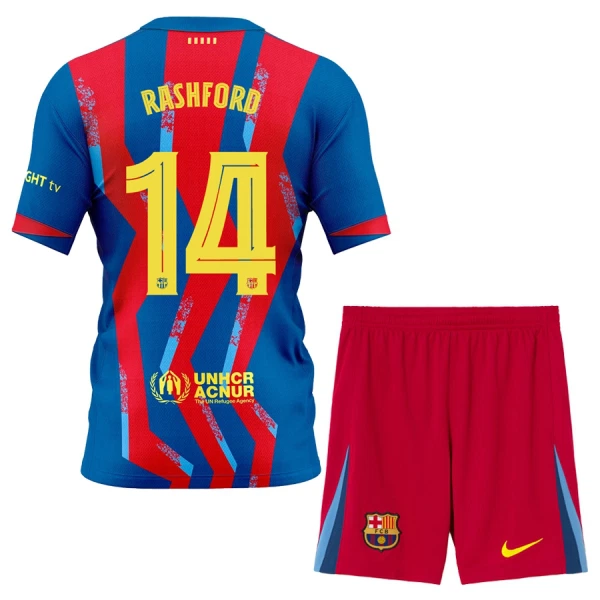 Maillot FC Barcelone Rashford 14 Enfant Fourth 2025-26