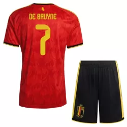 Maillot Belgique De Bruyne 7 Enfant Domicile Coupe du Monde 2026