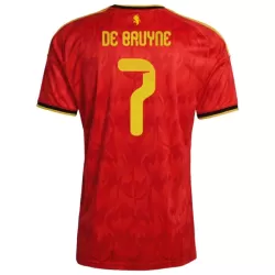 Maillot Belgique De Bruyne 7 Enfant Domicile Coupe du Monde 2026