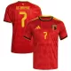 Maillot Belgique De Bruyne 7 Homme Domicile Coupe du Monde 2026