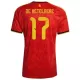 Maillot Belgique De Ketelaere 17 Homme Domicile Coupe du Monde 2026