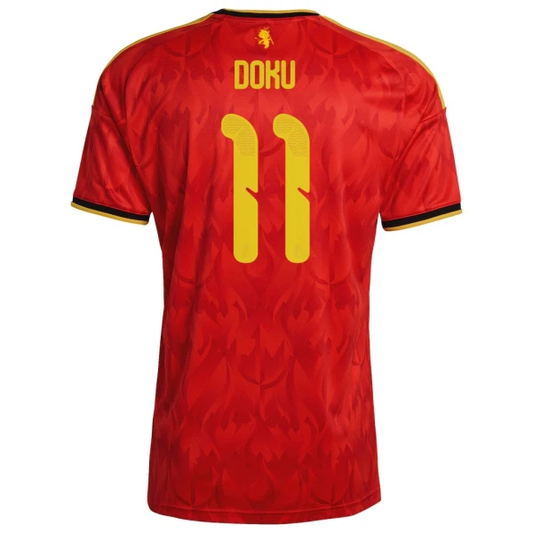 Maillot Belgique Doku 11 Enfant Domicile Coupe du Monde 2026