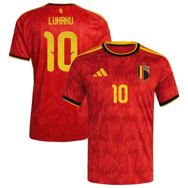 Maillot Belgique Lukaku 10 Homme Domicile Coupe du Monde 2026