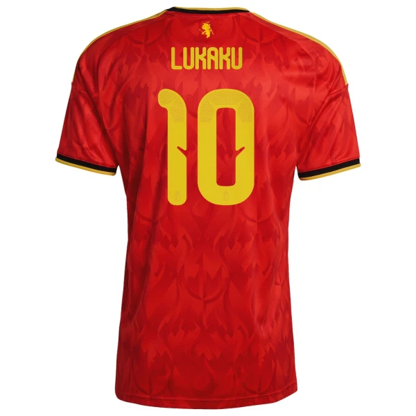 Maillot Belgique Lukaku 10 Homme Domicile Coupe du Monde 2026