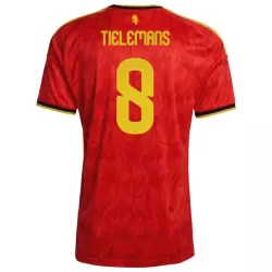 Maillot Belgique Tielemans 8 Homme Domicile Coupe du Monde 2026