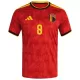 Maillot Belgique Tielemans 8 Homme Domicile Coupe du Monde 2026