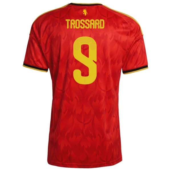 Maillot Belgique Trossard 9 Homme Domicile Coupe du Monde 2026