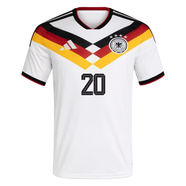 Maillot Allemagne Gnabry 20 Homme Domicile Coupe du Monde 2026