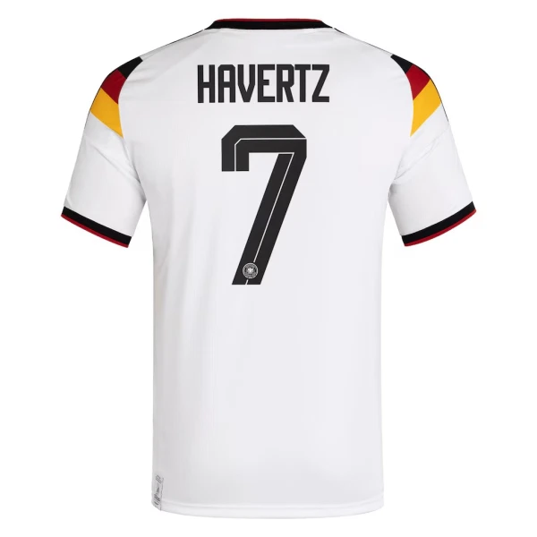 Maillot Allemagne Havertz 7 Homme Domicile Coupe du Monde 2026