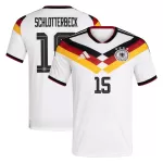 Maillot Allemagne N. Schlotterbeck 15 Homme Domicile Coupe du Monde 2026