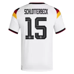 Maillot Allemagne N. Schlotterbeck 15 Homme Domicile Coupe du Monde 2026