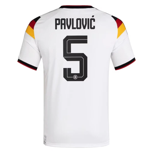 Maillot Allemagne Pavlovic 5 Homme Domicile Coupe du Monde 2026
