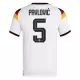 Maillot Allemagne Pavlovic 5 Homme Domicile Coupe du Monde 2026
