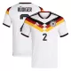 Maillot Allemagne Rudiger 2 Homme Domicile Coupe du Monde 2026