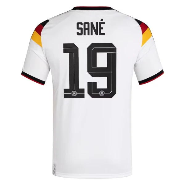 Maillot Allemagne Sane 19 Homme Domicile Coupe du Monde 2026