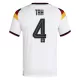 Maillot Allemagne Tah 4 Homme Domicile Coupe du Monde 2026
