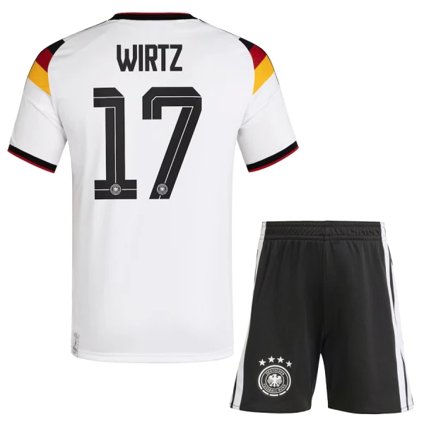 Maillot Allemagne Wirtz 17 Enfant Domicile Coupe du Monde 2026