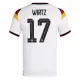 Maillot Allemagne Wirtz 17 Enfant Domicile Coupe du Monde 2026