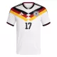 Maillot Allemagne Wirtz 17 Homme Domicile Coupe du Monde 2026